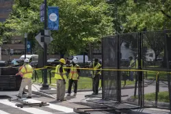Dupont Circle Park fencing comes down ahead of WorldPride weekend events