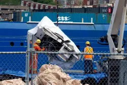 Vessel’s implosion can be heard on new video from expedition to Titanic wreckage